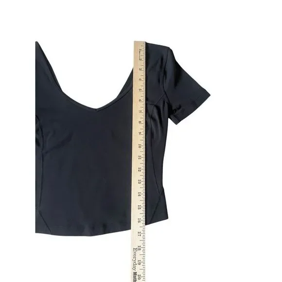 Lululemon Align T-shirt Tee  size S Black - Picture 6 of 8